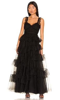 Tiered Ruffle Gown BCBGMAXAZRIA $498 NEW