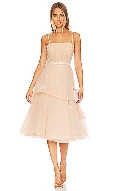 Bcbg cheap peach dress