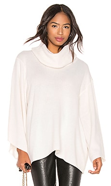 BCBGMAXAZRIA Cowl Neck Pullover Sweater in Gardenia REVOLVE