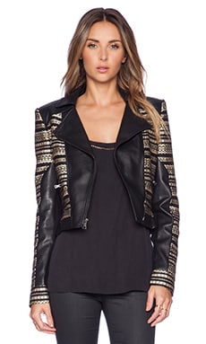 BCBGMAXAZRIA Leonardo Jacket in Black Combo REVOLVE