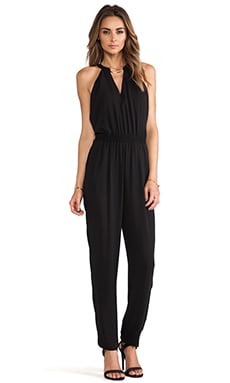 BCBGMAXAZRIA Zoelle Jumpsuit in Black REVOLVE