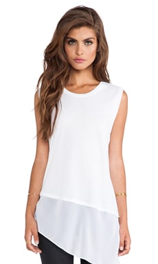 BCBGMAXAZRIA Kara Tank in White