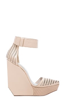 BCBGMAXAZRIA Austin Wedge in Parfait REVOLVE