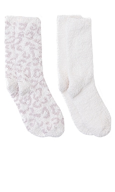 CozyChic Barefoot In The Wild 2 Pair Sock Set Barefoot Dreams