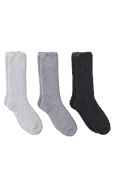 Cozychic 3 Pair Sock SetBarefoot Dreams$58