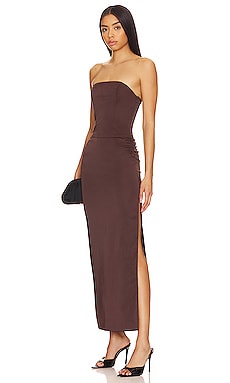 Fatal strapless stretch-jersey maxi dress