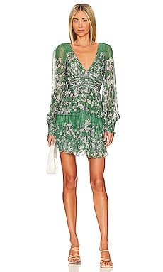 Lisa Long Sleeve Mini Dress HEMANT AND NANDITA $396 
