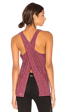 Beyond Yoga Lightweight Crossover Tank in Imperial Rose & Valor Navy ...