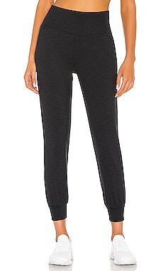 Product image of Beyond Yoga Heather Rib Midi Jogger. Click to view full details