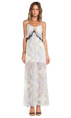 BCBGeneration Ruffle Printed Maxi Dress in Cotton Candy Multi | REVOLVE