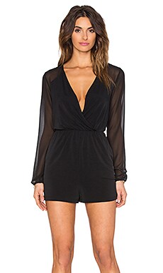 bcbg long sleeve romper