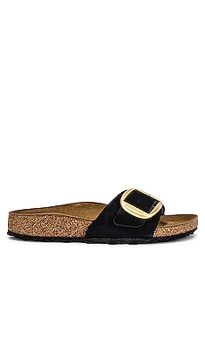 Product image of BIRKENSTOCK Madrid Big Buckle Gold Sandal. Click to view full details