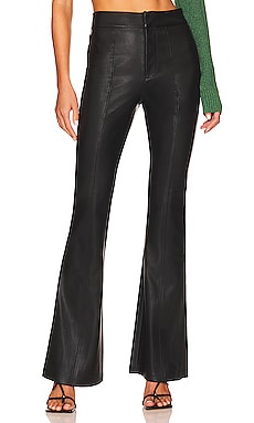 Faux Leather High Rise Flare Pant BLANKNYC