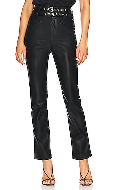 Vegan Leather Straight Pant BLANKNYC $98 