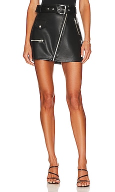 Vegan Leather Tailored Skirt BLANKNYC