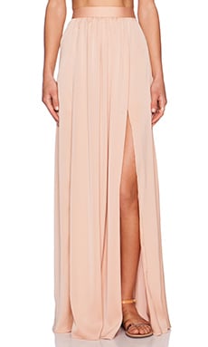 BLAQUE LABEL Maxi Skirt in Nude | REVOLVE