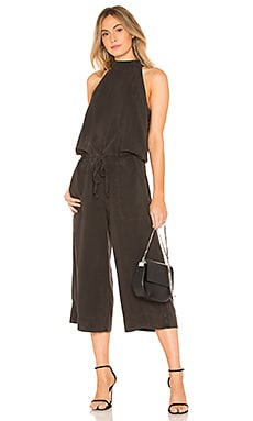 Bella Dahl Mock Neck Halter Jumpsuit in Night Shade REVOLVE