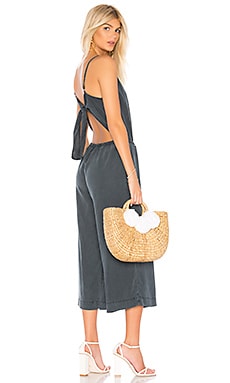 

Комбинезон tie back - Bella Dahl, Черный, Culotte