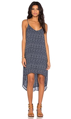 Bella Dahl High Low Hem Dress in Navy REVOLVE