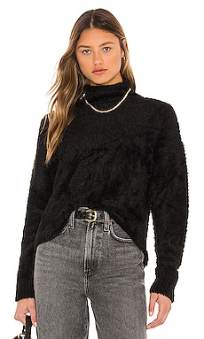 Fuzzy Mock Neck Sweater Bella Dahl $99 