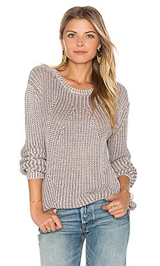 Bella Dahl Distressed Dye Sweater in Mushroom REVOLVE