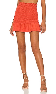 Smocked Mini Skirt Bella Dahl $99 