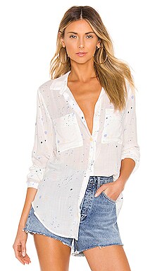 Bella Dahl Hipster Button Down in Paint Splatters REVOLVE