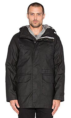 Bellfield black outlet parka