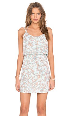 MORE TO COME Cami Mini Dress in Blue Floral