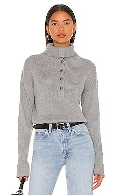 BLACK Fine Cotton Sweater Bobi $89 