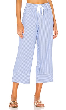 

Брюки sailing stripe - Bobi, Синий, Укороченные