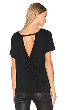 SPANX Suit Yourself Ribbed Short Sleeve Bodysuit in Very Black