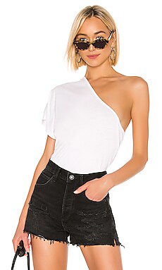 One Shoulder Jersey T-Shirt