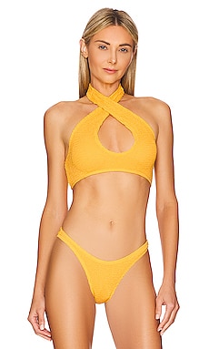 Vitamin A Rossi Halter Underwire Bikini Top