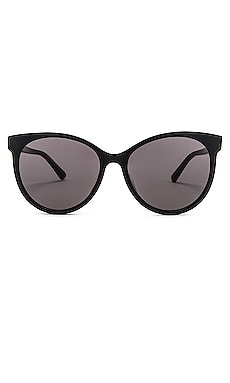 

Солнцезащитные очки round - Bottega Veneta, Черный, Солнцезащитные очки