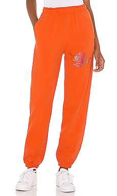 fruit of the loom orange sweatpants