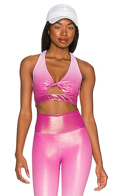 Product image of BEACH RIOT Glitter Twist Sports Bra. Click to view full details