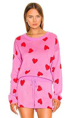 BEACH RIOT Beach Sweater in Valentine Heart