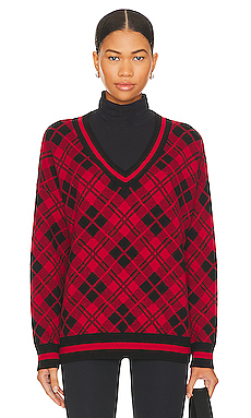 BEACH RIOT Joey Sweater in Holiday Plaid | REVOLVE