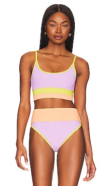 Athletic Bikini Bottom: Pacifica Colorblock