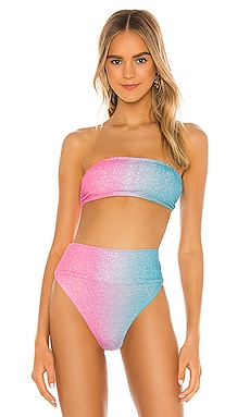 High Tide Bralette Bikini Top - Sunset – Leia Lingerie