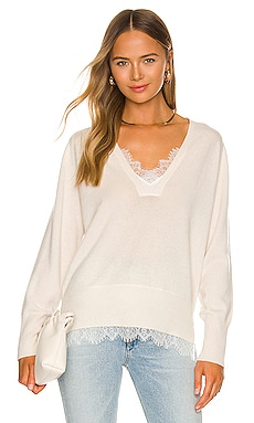 Lace V Layered Pullover