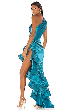 Bronx and Banco Monica Gown in Turquoise | REVOLVE