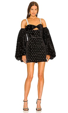 revolve red velvet dress