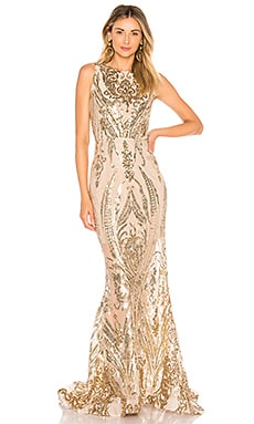 

Вечернее платье ester - Bronx and Banco, Металлический золотой, С блёстками и пайетками