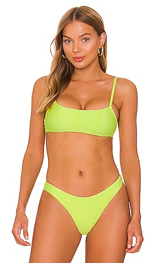 Product image of B. Swim Borderline Bikini Top. Click to view full details