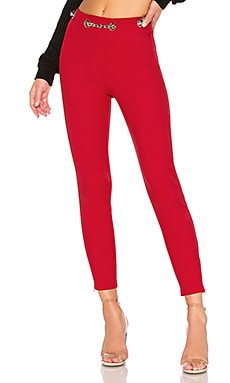 Good American Compression Shine Leggings in Fuchsia Pink001