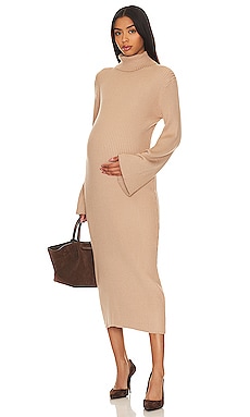 Cozy Rib Maternity Dress BUMPSUIT