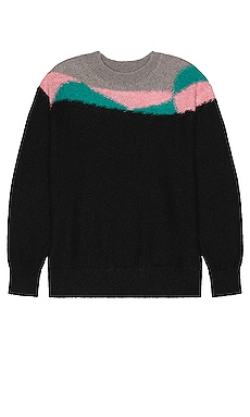Ellipse Paneled Mohair Sweater C2H4