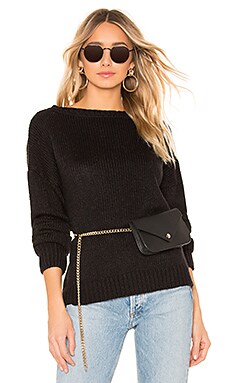Callahan Lina Off The Shoulder Sweater in Black | REVOLVE